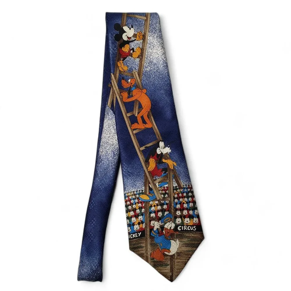 Disney Mickey Unlimited Circus Goofy Pluto‎ Circus Ladder Tie